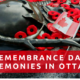 remembrance day ceremonies ottawa
