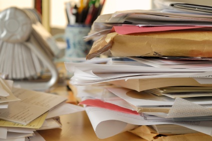 Ottawa Real Estate - Purging Your Home - Messy Paperwork
