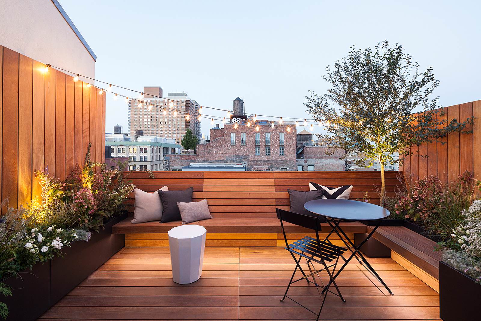 Rooftop terrace with a view