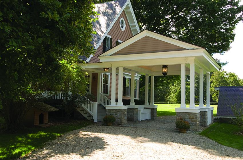 Porte Cochere on home