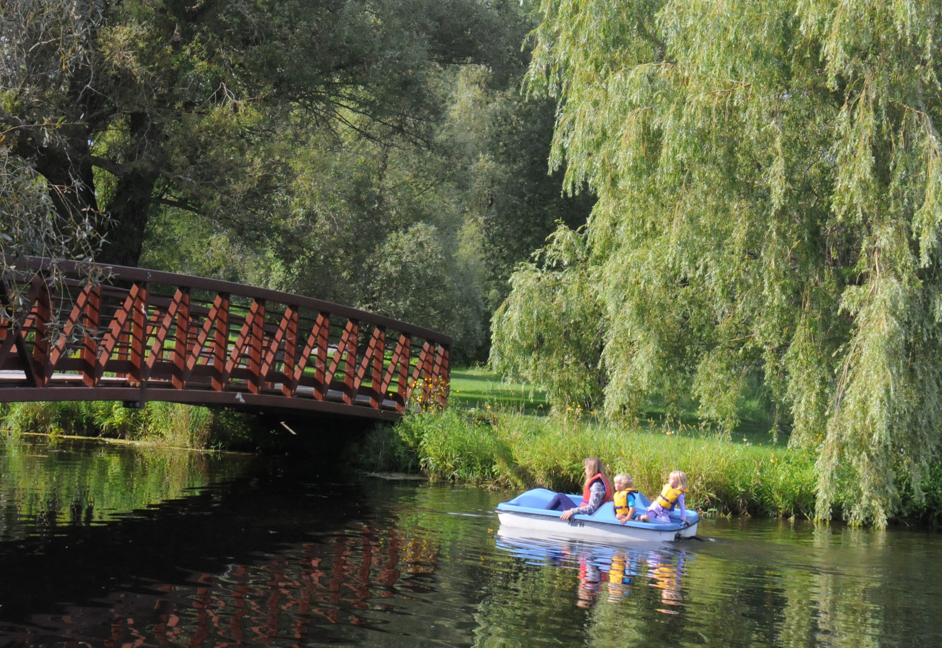 10 Reasons Why You Should Relocate to Ottawa - Paddleboat in the Dominion Arboretum