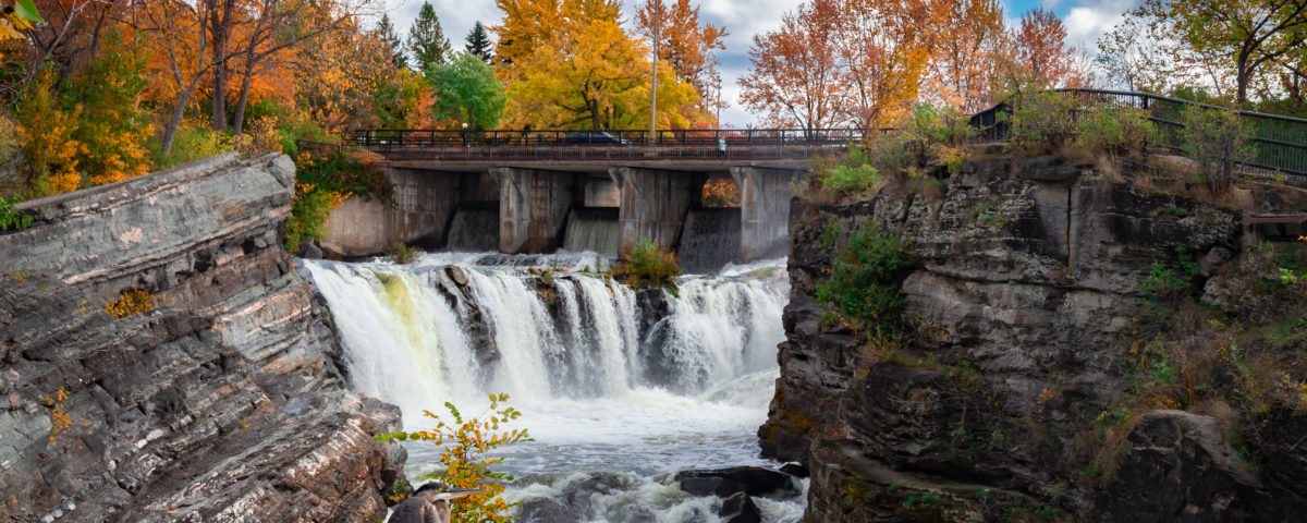 Fall foliage at Hog's Bak Falls - Photo by Lana Cole