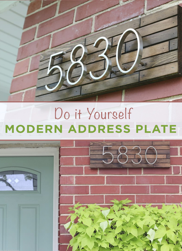 Address Plate DIY