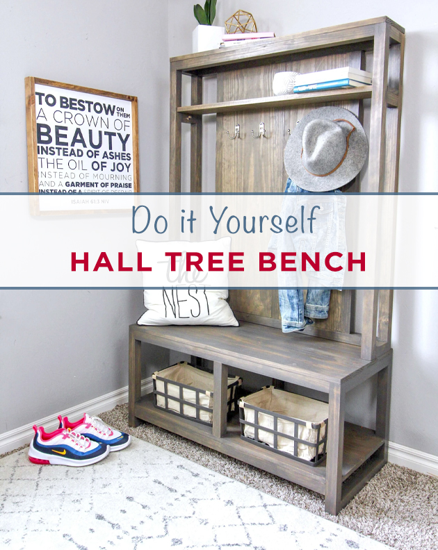 Hall Tree Bench