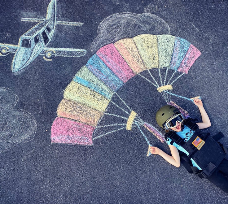 Parachute-Sidewalk-Chalk-Art
