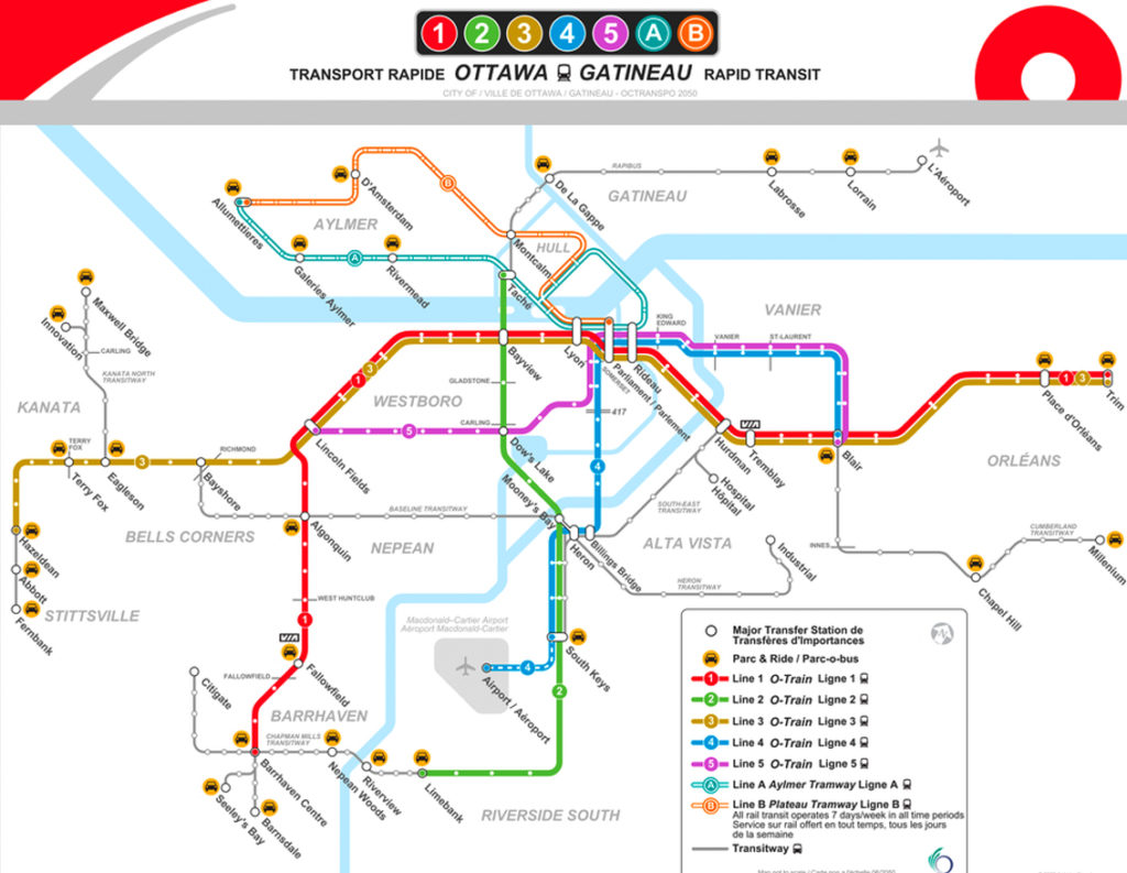 OC Transpo Map