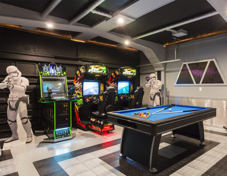 Star Wars Themed Game Room
