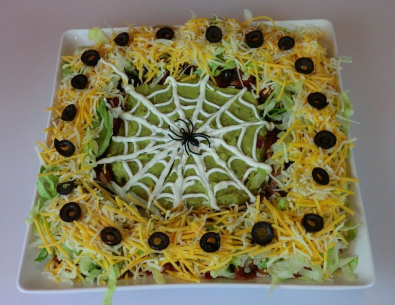 Spider Web Taco Dip