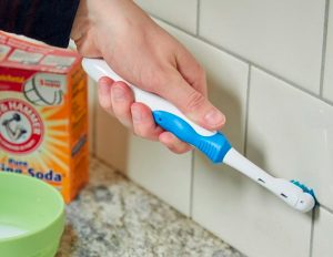 Cleaning with a Toothbrush