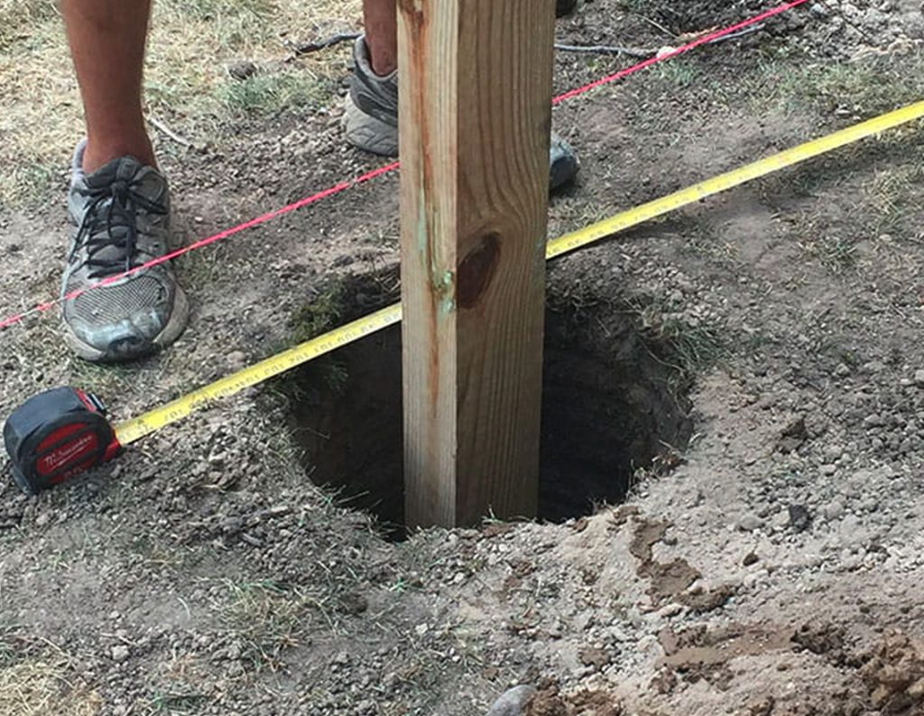 Digging the Post Hole