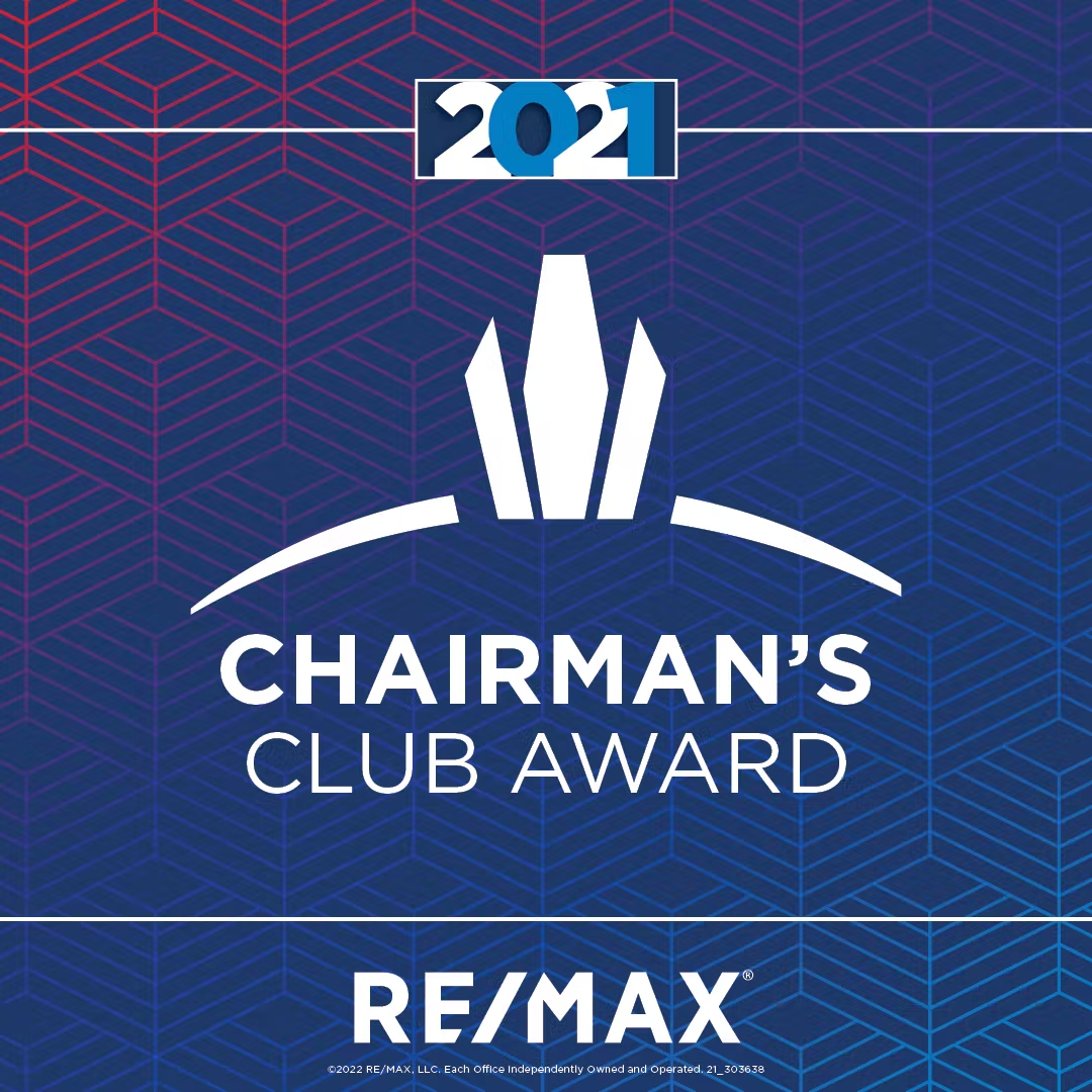 REMAX chairman’s club award recipient