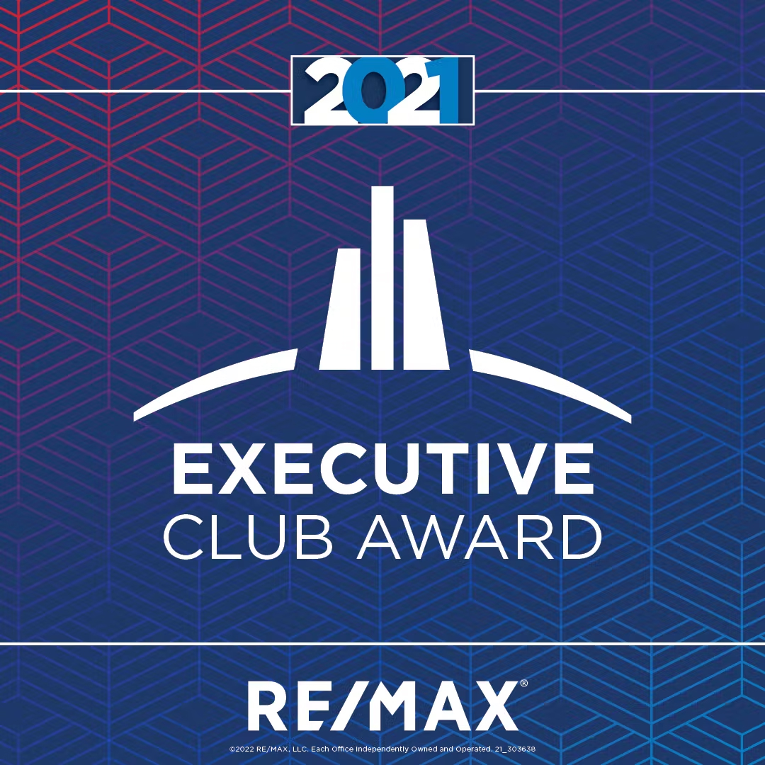Remax Executive Club Award Recipient